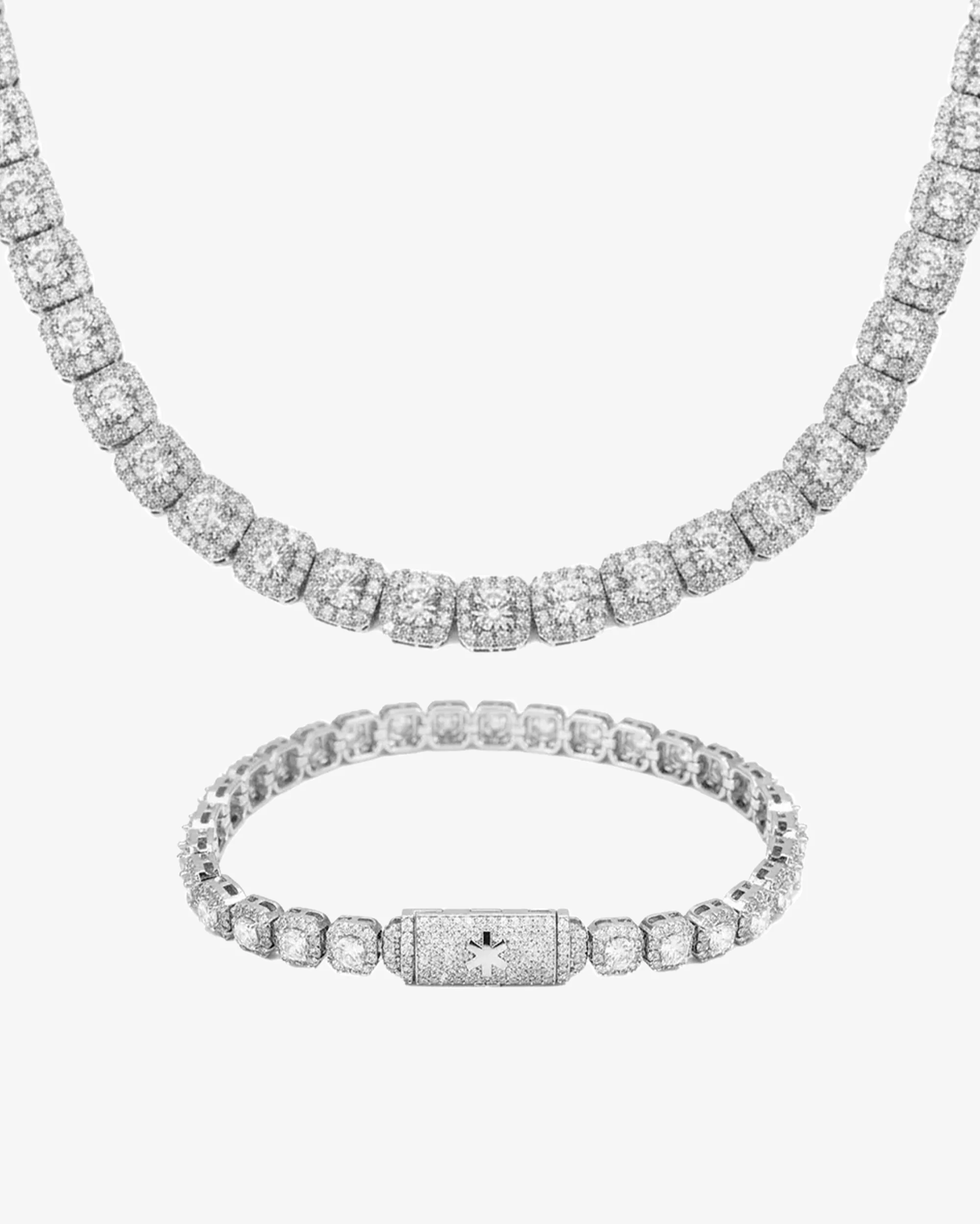 Moissanite Tennis Chains & Necklaces